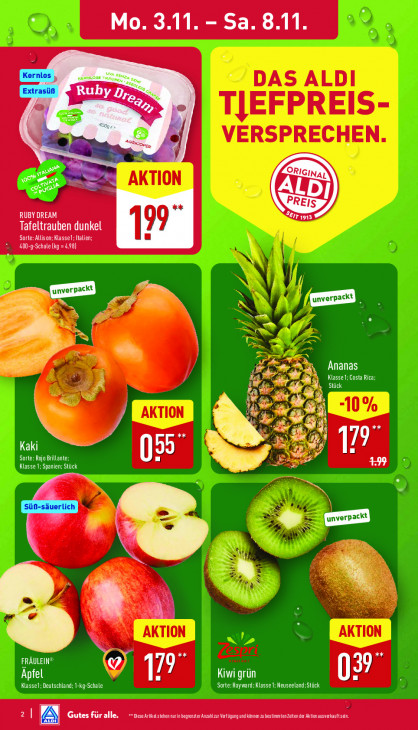 Aldi Nord Angebote ab 03.11.25 bis 08.11.25