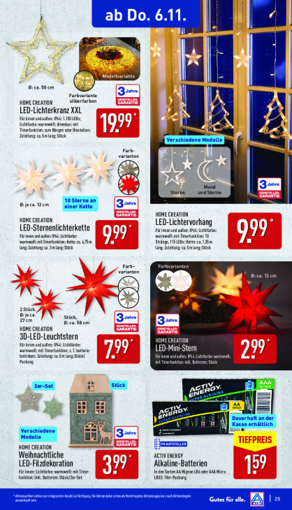 Aldi Nord Angebote ab 03.11.25 bis 08.11.25