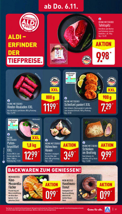 Aldi Nord Angebote ab 03.11.25 bis 08.11.25