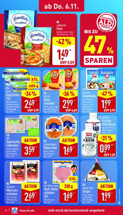 Aldi Nord Angebote ab 03.11.25 bis 08.11.25