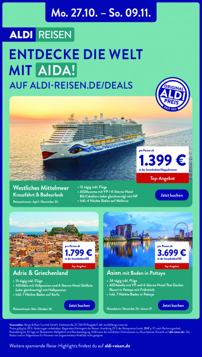 Aldi Nord Angebote ab 03.11.25 bis 08.11.25
