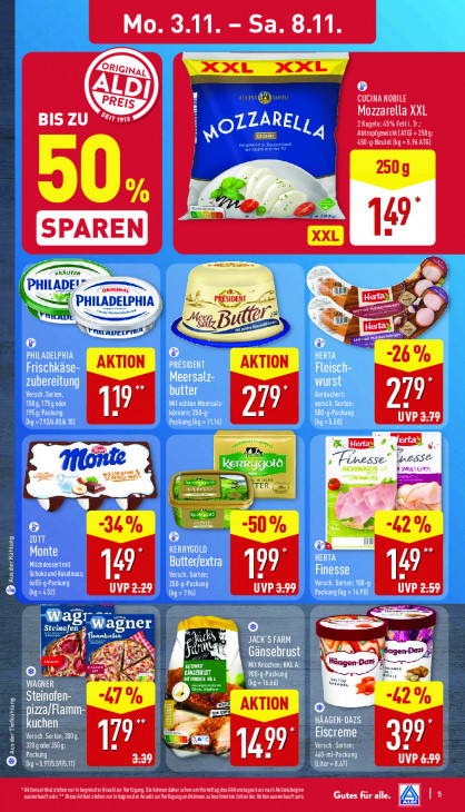 Aldi Nord Angebote ab 03.11.25 bis 08.11.25
