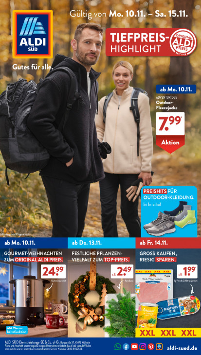 Aldi Süd Angebote ab 10.11.25 bis 15.11.25