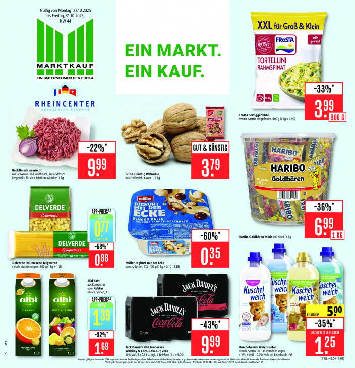 Marktkauf Angebote ab 27.10.25 - bis 01.11.25
