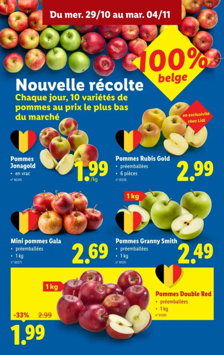 Lidl Dépliant 29.10.2025