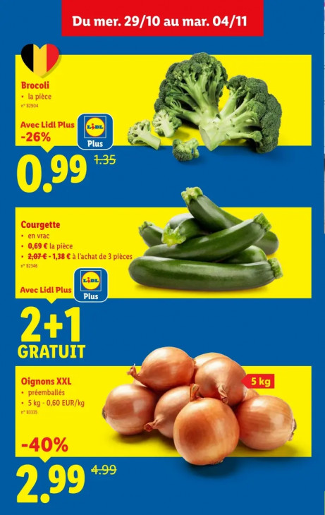 Lidl Dépliant 29.10.2025