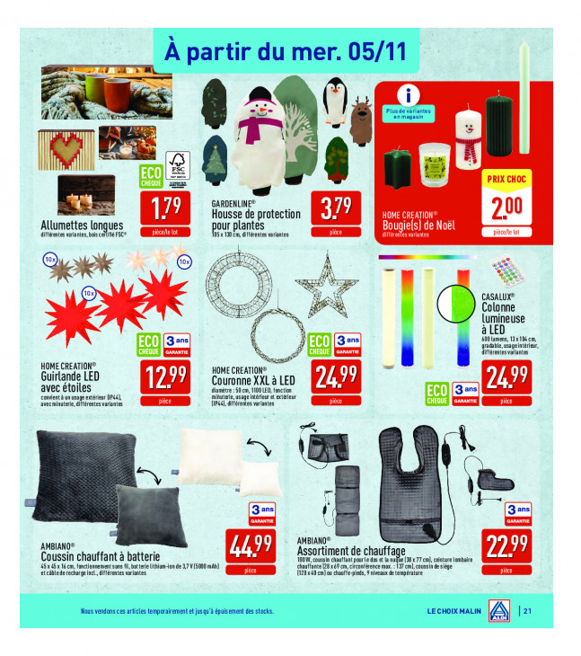Aldi Dépliant 03.11.2025