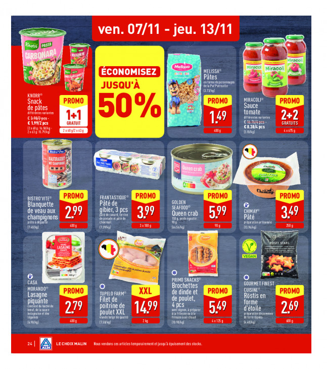 Aldi Dépliant 03.11.2025