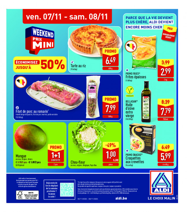 Aldi Dépliant 03.11.2025