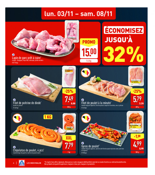 Aldi Dépliant 03.11.2025