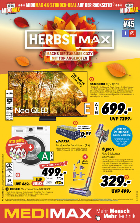 MEDIMAX Angebote ab 31.10.25 - bis 07.11.25