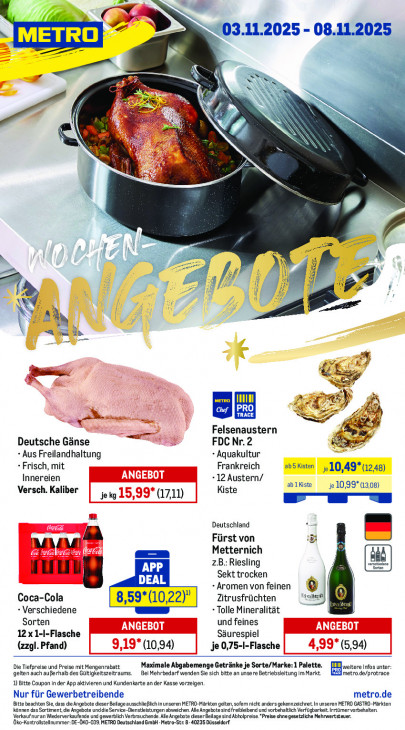 Metro Angebote ab 03.11.25 bis 08.11.25