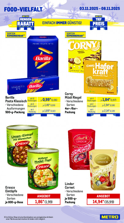 Metro Angebote ab 03.11.25 bis 08.11.25