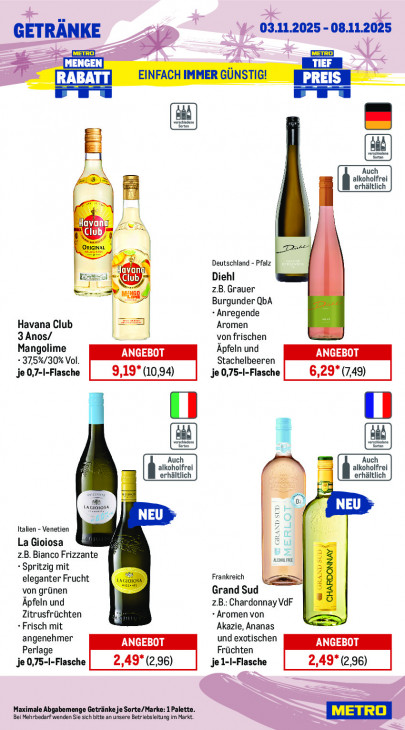 Metro Angebote ab 03.11.25 bis 08.11.25