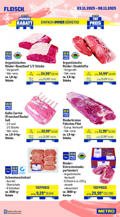 Metro Angebote ab 03.11.25 bis 08.11.25