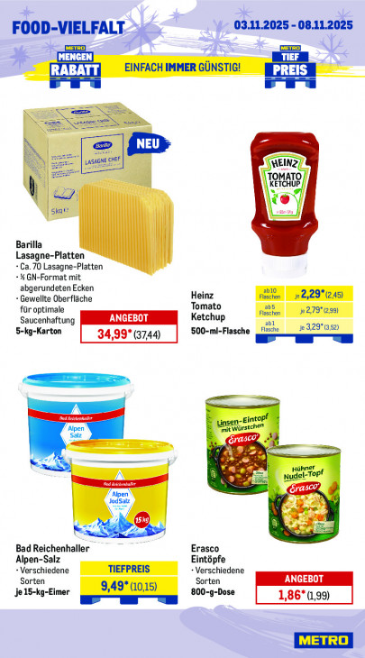 Metro Angebote ab 03.11.25 bis 08.11.25