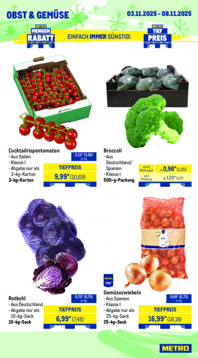 Metro Angebote ab 03.11.25 bis 08.11.25