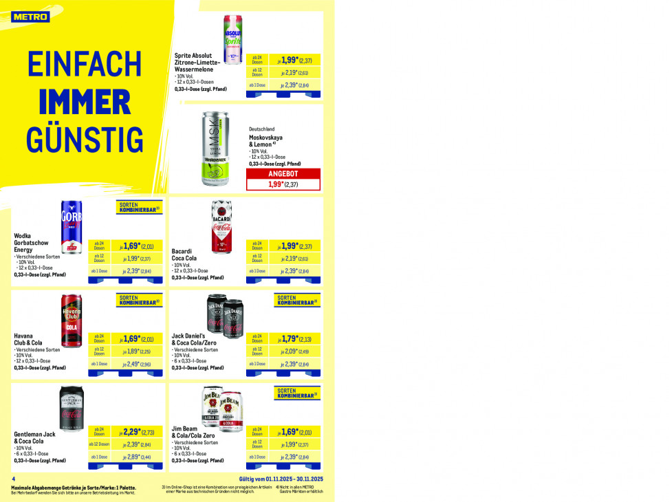 Metro Angebote ab 03.11.25 bis 08.11.25