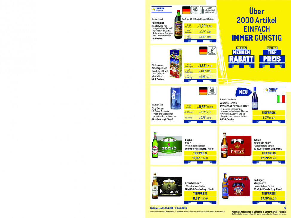 Metro Angebote ab 03.11.25 bis 08.11.25