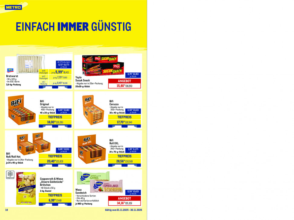 Metro Angebote ab 03.11.25 bis 08.11.25