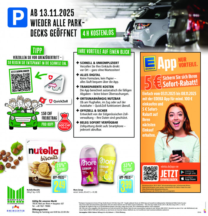 Marktkauf Angebote ab 03.11.25 bis 08.11.25