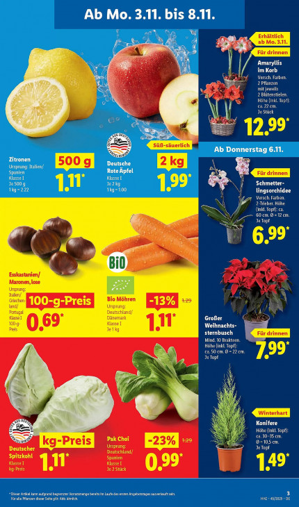 Lidl Angebote ab 03.11.25 bis 08.11.25