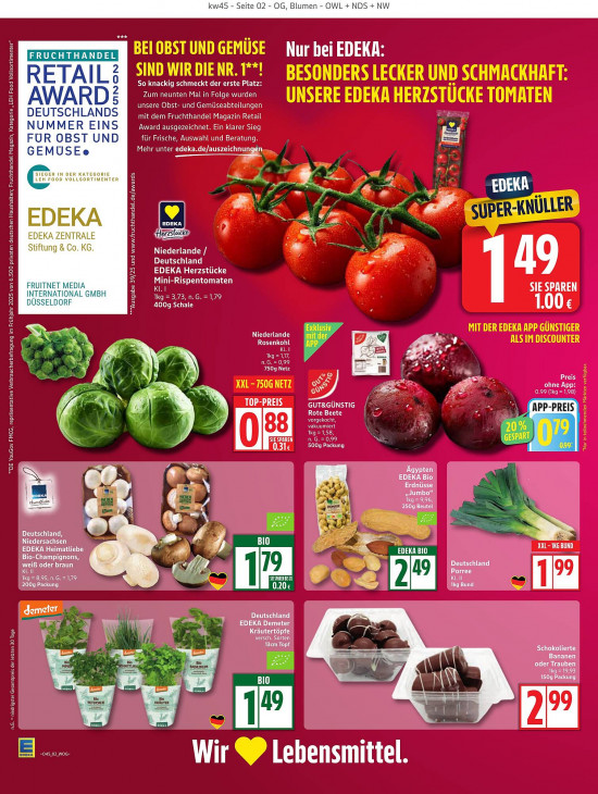 Edeka Angebote ab 03.11.25 bis 08.11.25