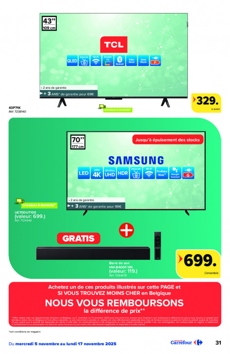 Carrefour Dépliant 05.11.2025