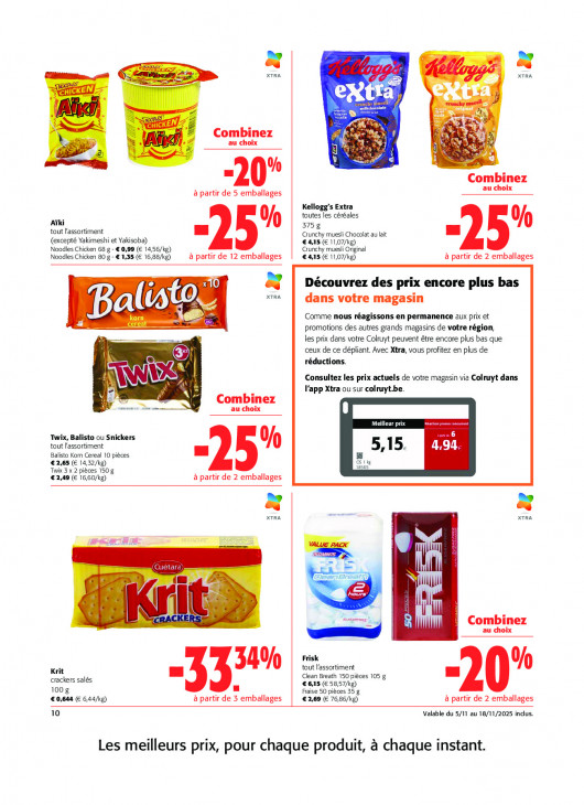 Colruyt Dépliant 05.11.2025