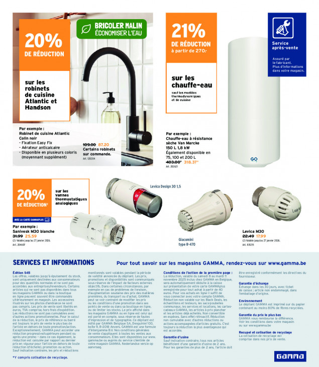 Gamma Dépliant 05.11.2025