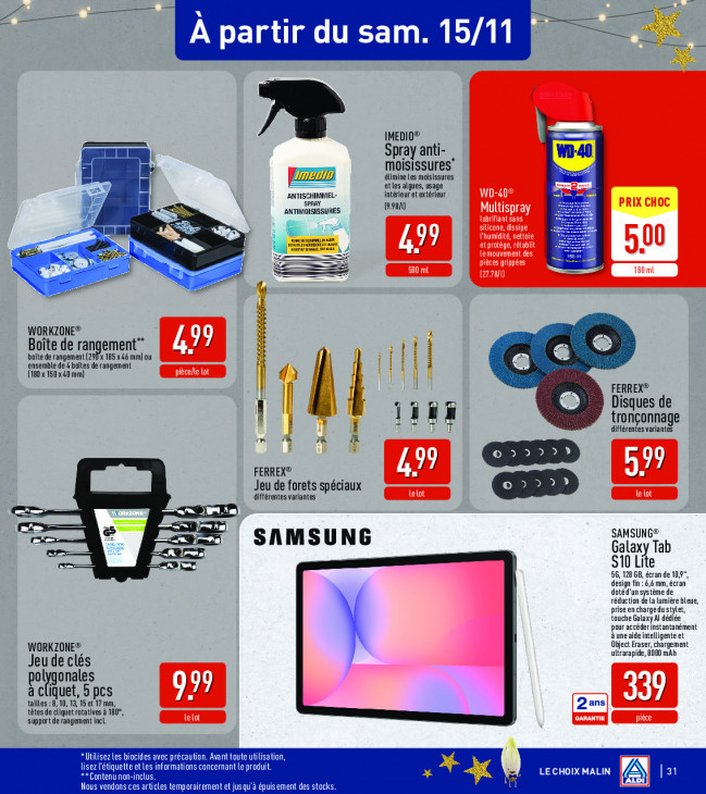 Aldi Dépliant 10.11.2025