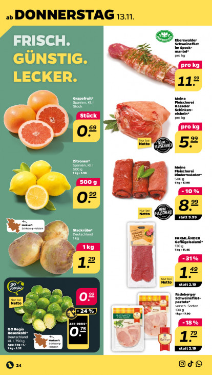 Netto Angebote ab 10.11.25 bis 15.11.25