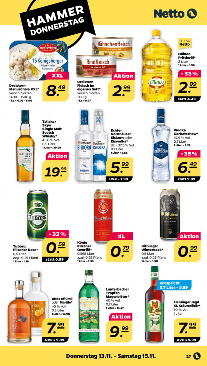 Netto Angebote ab 10.11.25 bis 15.11.25