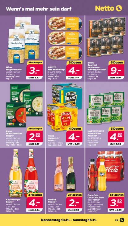 Netto Angebote ab 10.11.25 bis 15.11.25