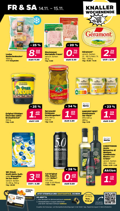 Netto Angebote ab 10.11.25 bis 15.11.25