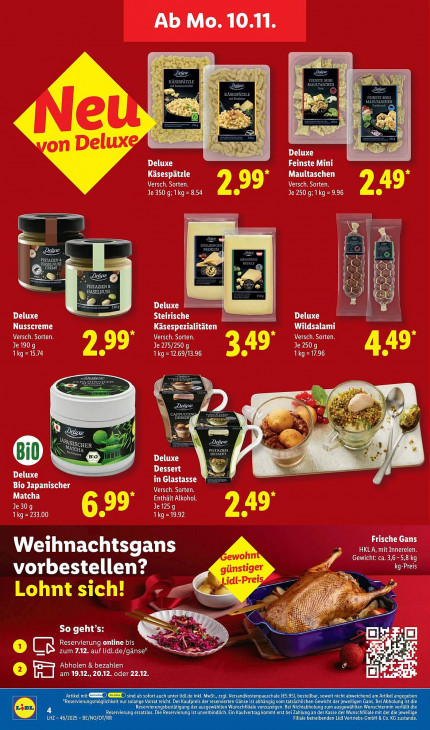 Lidl Angebote ab 10.11.25 bis 15.11.25
