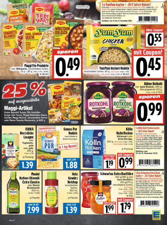 Edeka Angebote ab 10.11.25 bis 15.11.25