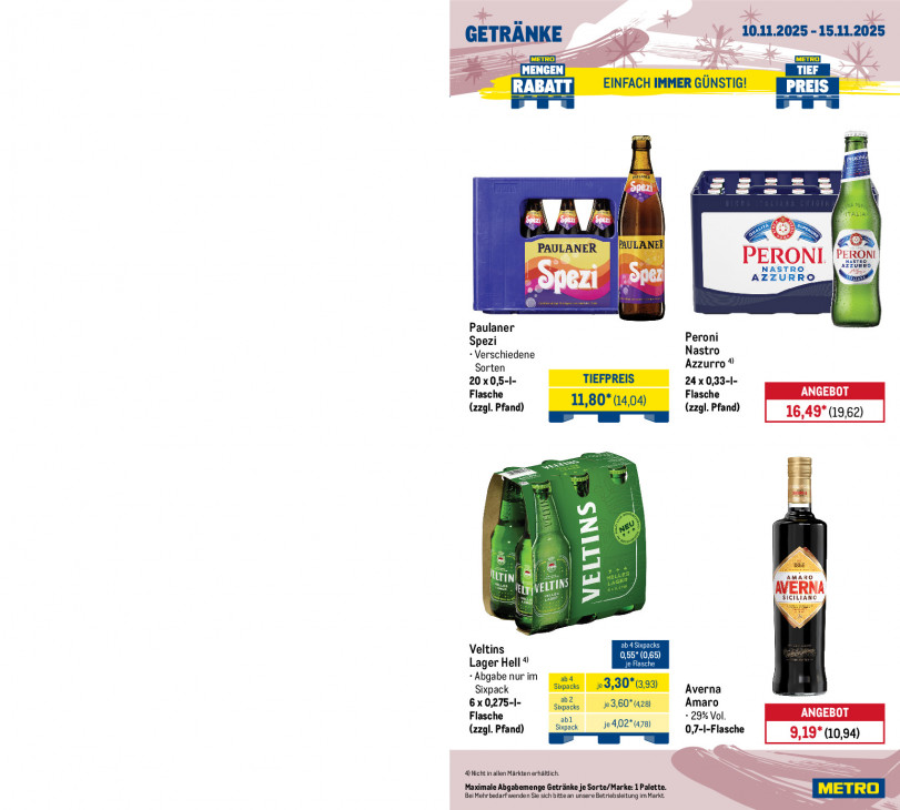 Metro Angebote ab 10.11.25 bis 15.11.25