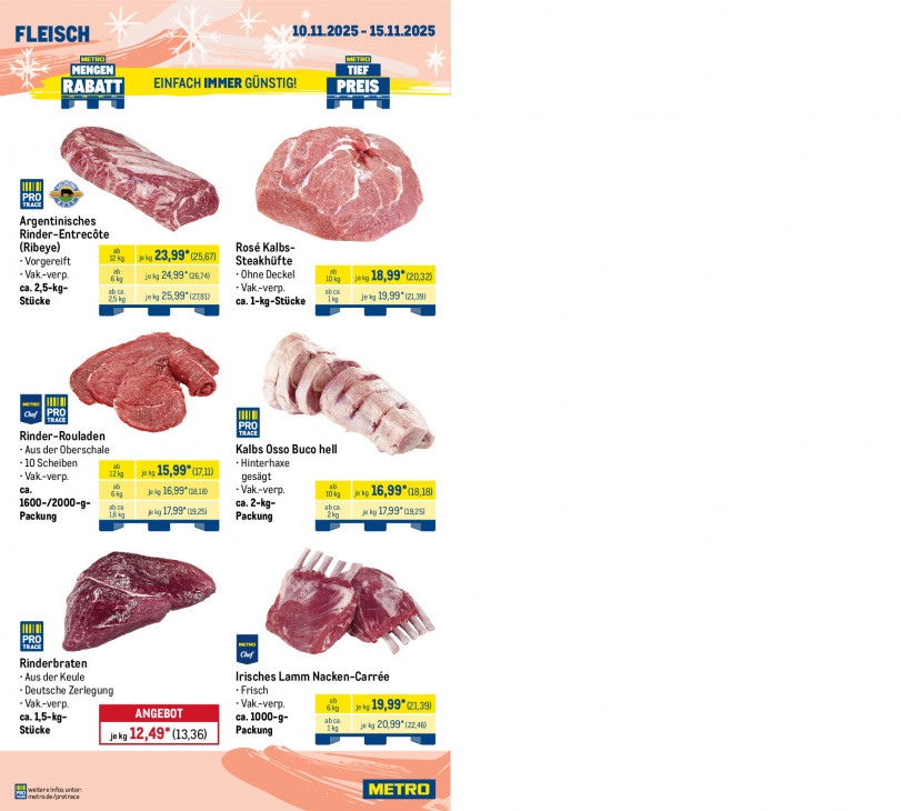 Metro Angebote ab 10.11.25 bis 15.11.25