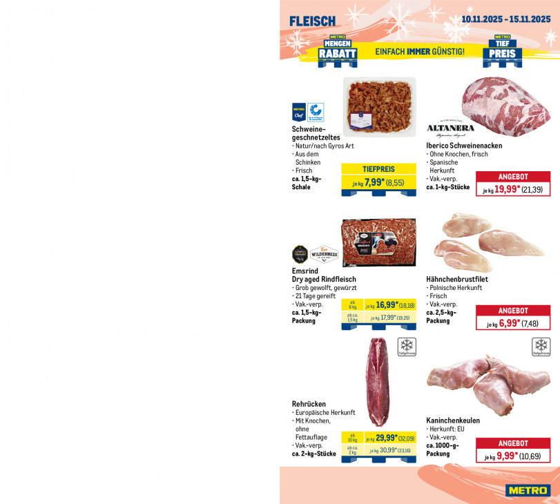 Metro Angebote ab 10.11.25 bis 15.11.25