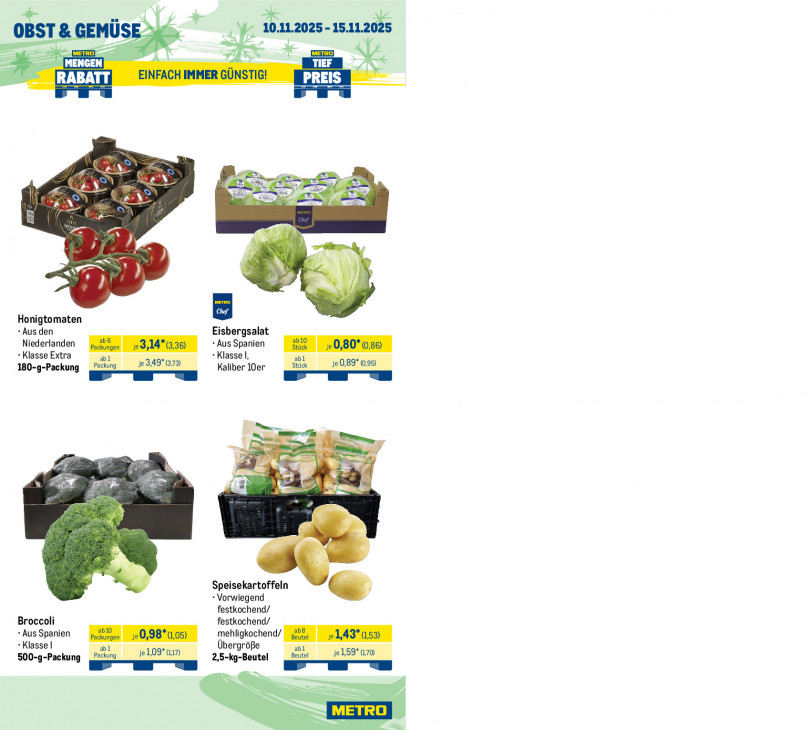 Metro Angebote ab 10.11.25 bis 15.11.25