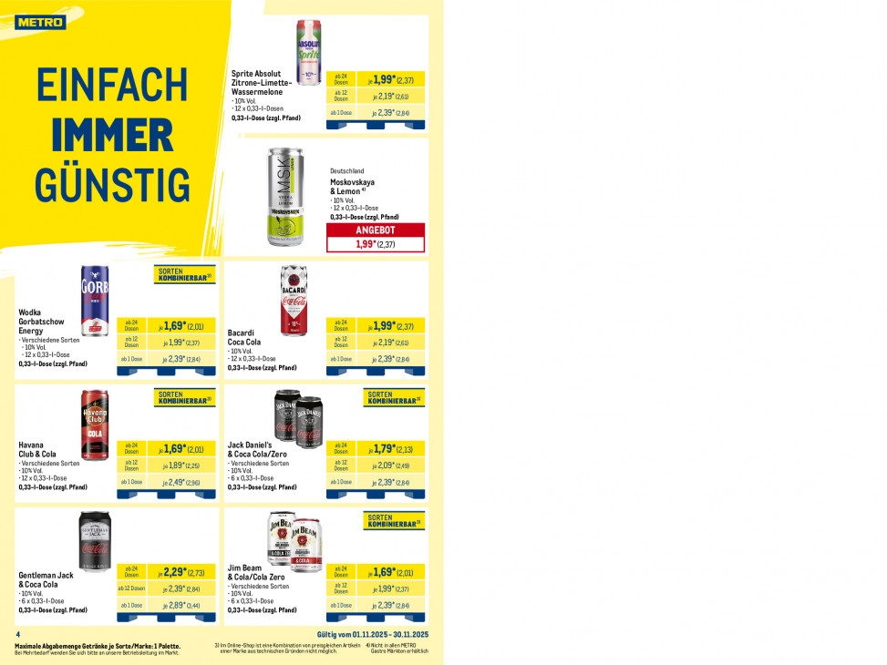 Metro Angebote ab 10.11.25 bis 15.11.25