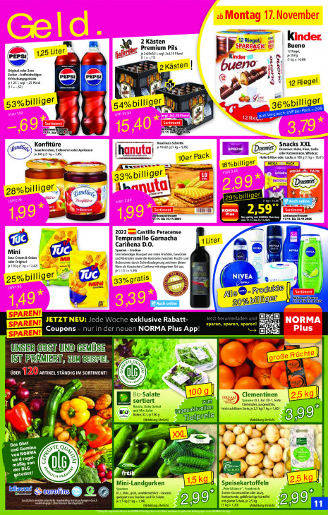 Norma Angebote ab 10.11.25 bis 15.11.25