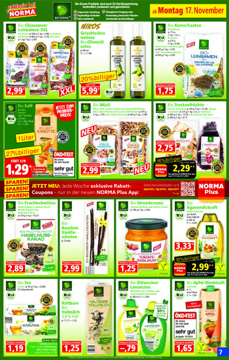 Norma Angebote ab 10.11.25 bis 15.11.25