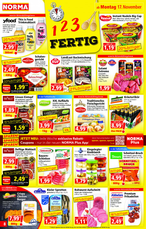 Norma Angebote ab 10.11.25 bis 15.11.25