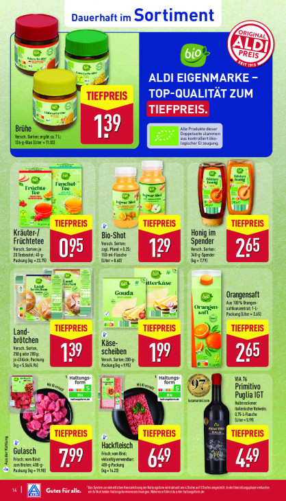 Aldi Nord Angebote ab 17.11.25 bis 22.11.25