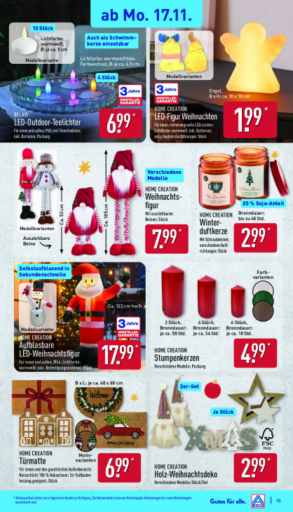 Aldi Nord Angebote ab 17.11.25 bis 22.11.25