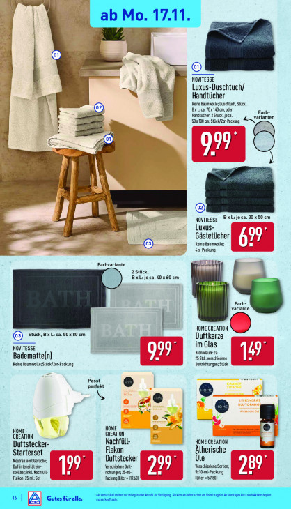 Aldi Nord Angebote ab 17.11.25 bis 22.11.25