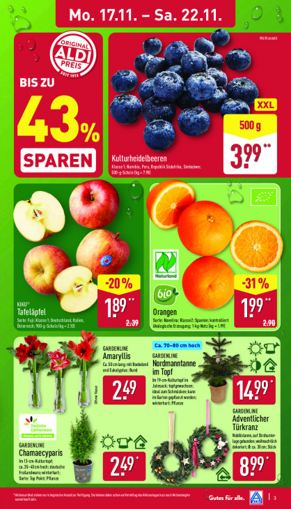 Aldi Nord Angebote ab 17.11.25 bis 22.11.25