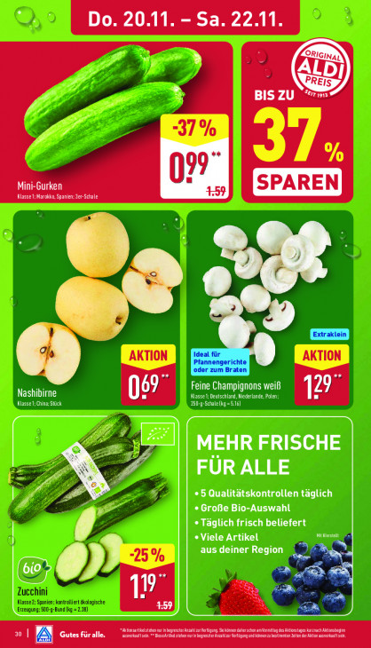 Aldi Nord Angebote ab 17.11.25 bis 22.11.25